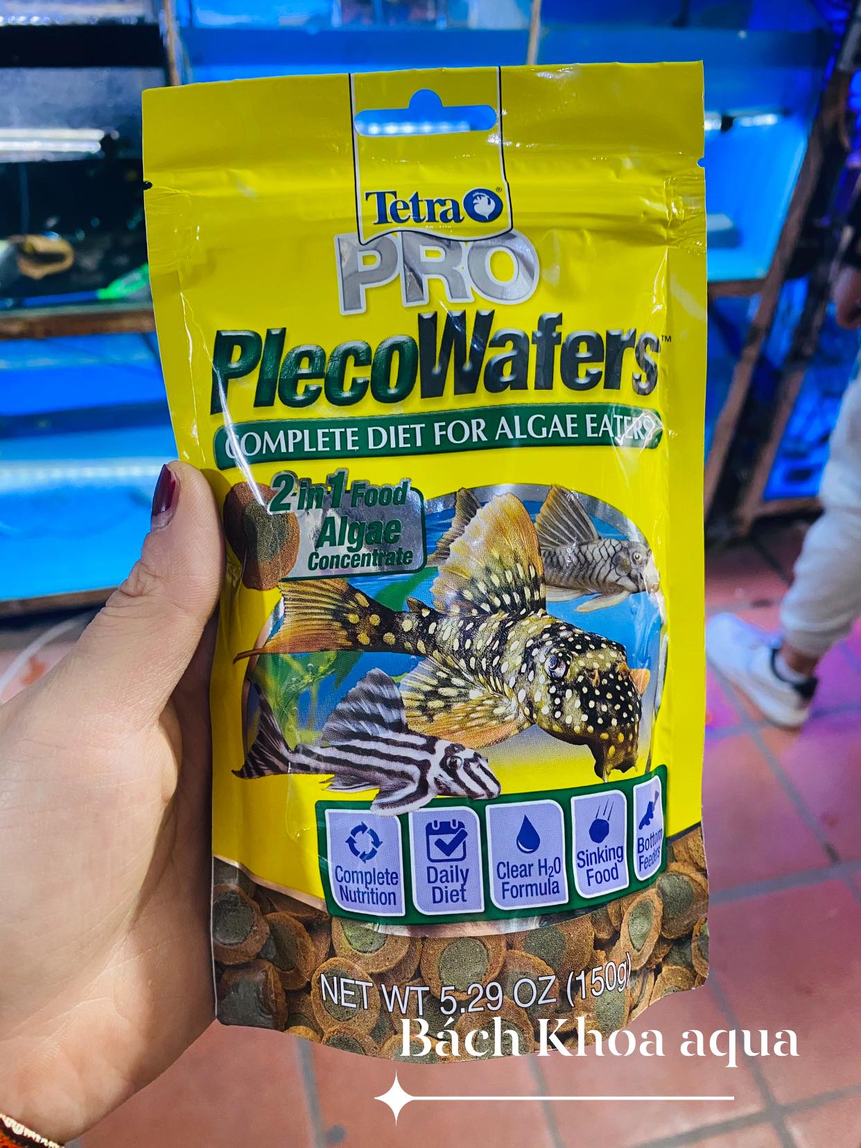 Thức ăn cho cá Tetra PRO PlecoWafers