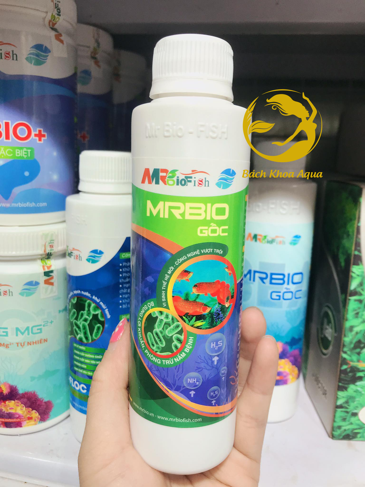 Men vi sinh gốc xử lý nước bể cá Mr Bio Fish