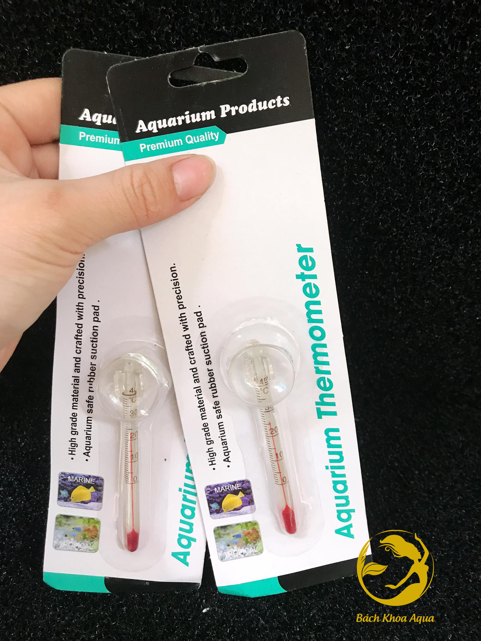 Nhiệt kế Mini Aquarium Thermometer cho bể cá