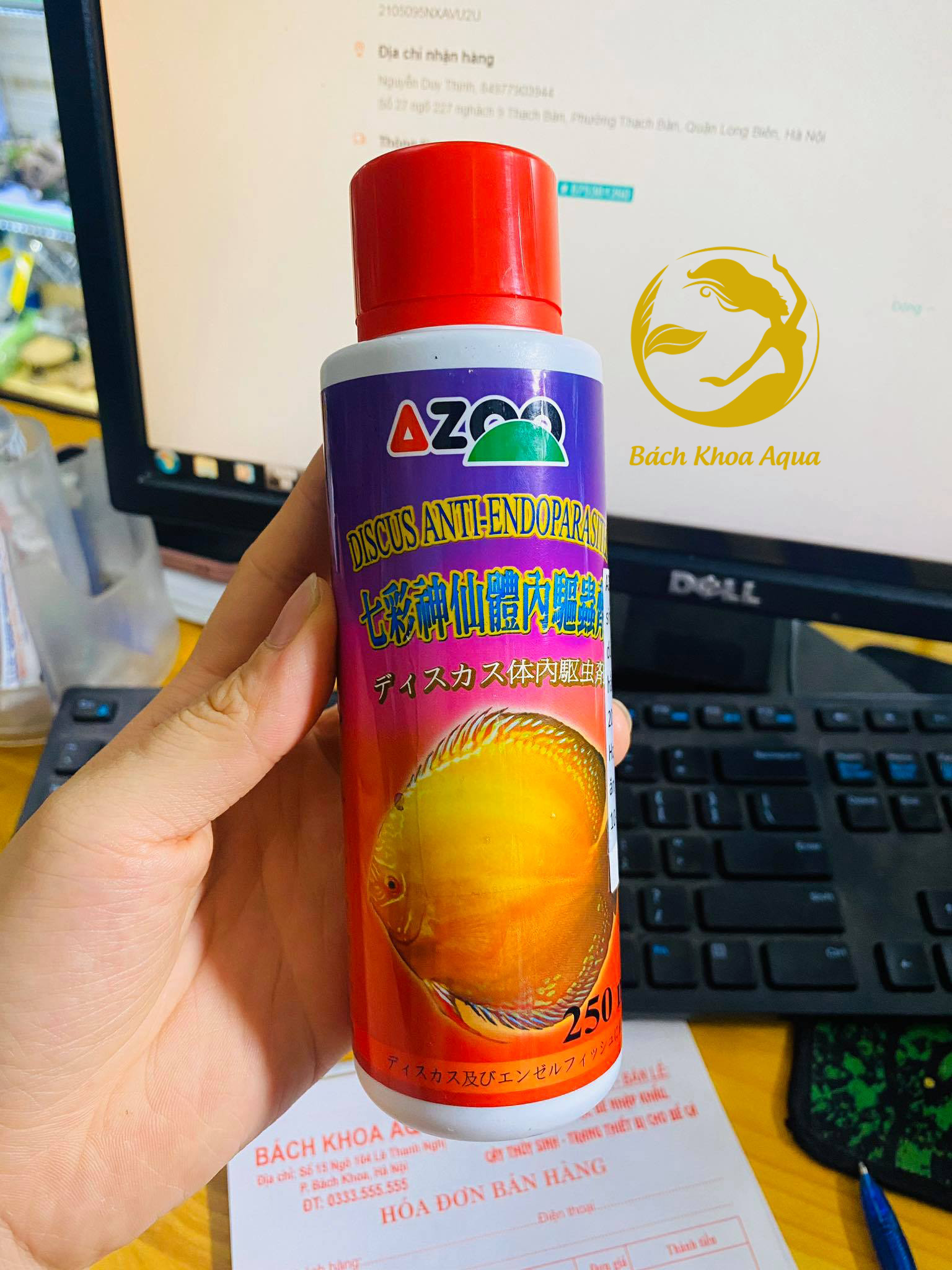 Azoo Discus Anti-Endoparasities - Phòng Ngừa và trị kí sinh trùng ở cá đĩa