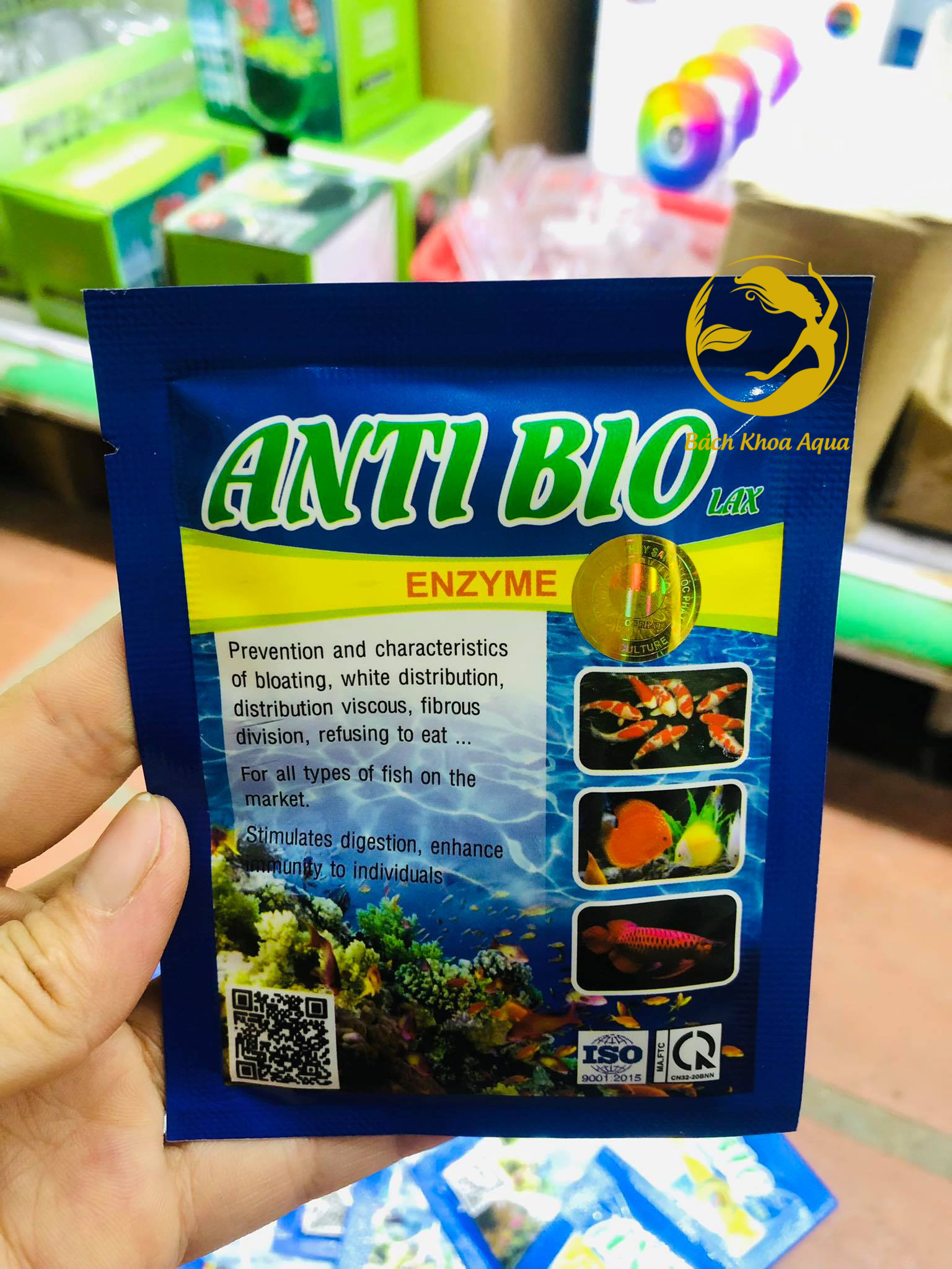 Men tiêu hóa ANTI BIO cho cá cảnh