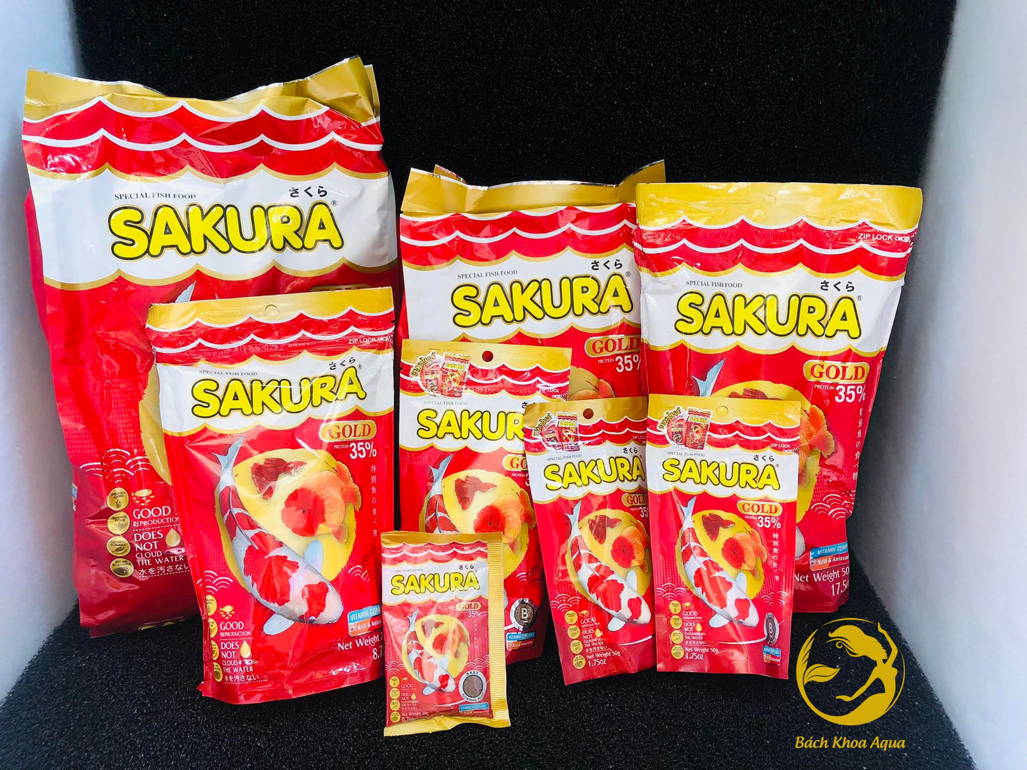 Thức ăn Sakura cho cá cảnh và cá Koi