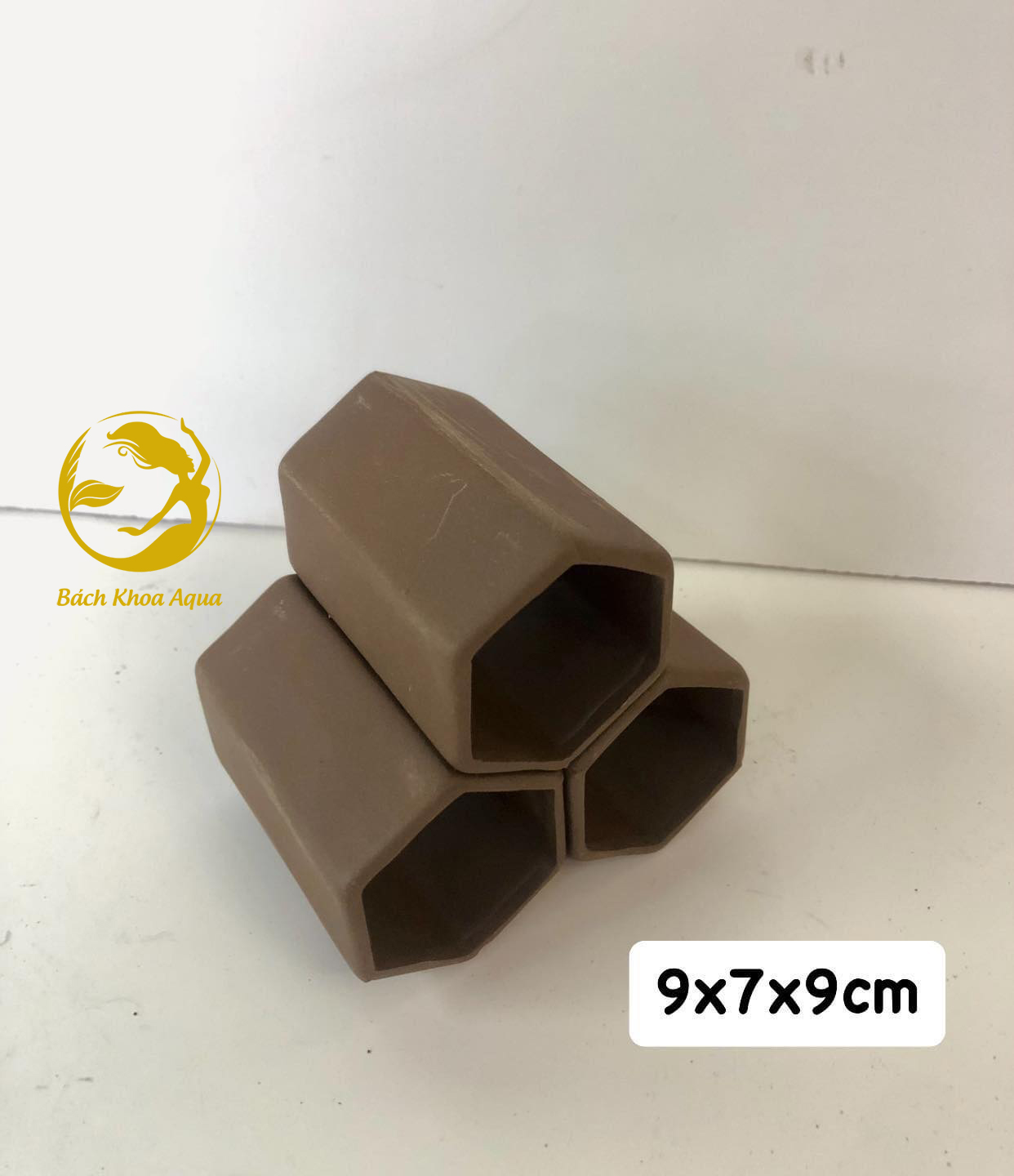 Ống gốm 3 lục giác