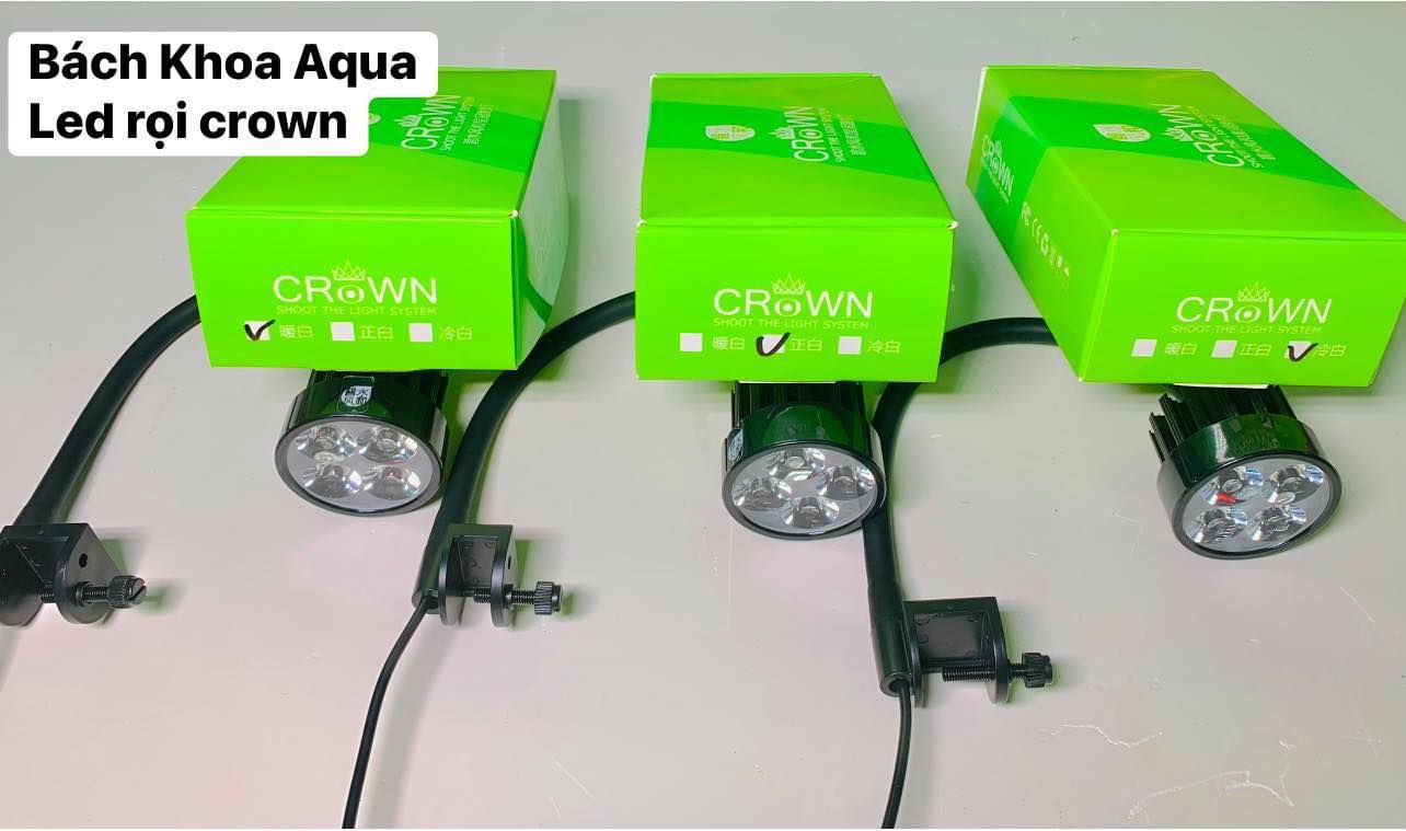 Đèn led rọi Crown 3 loại ánh sáng cao cấp