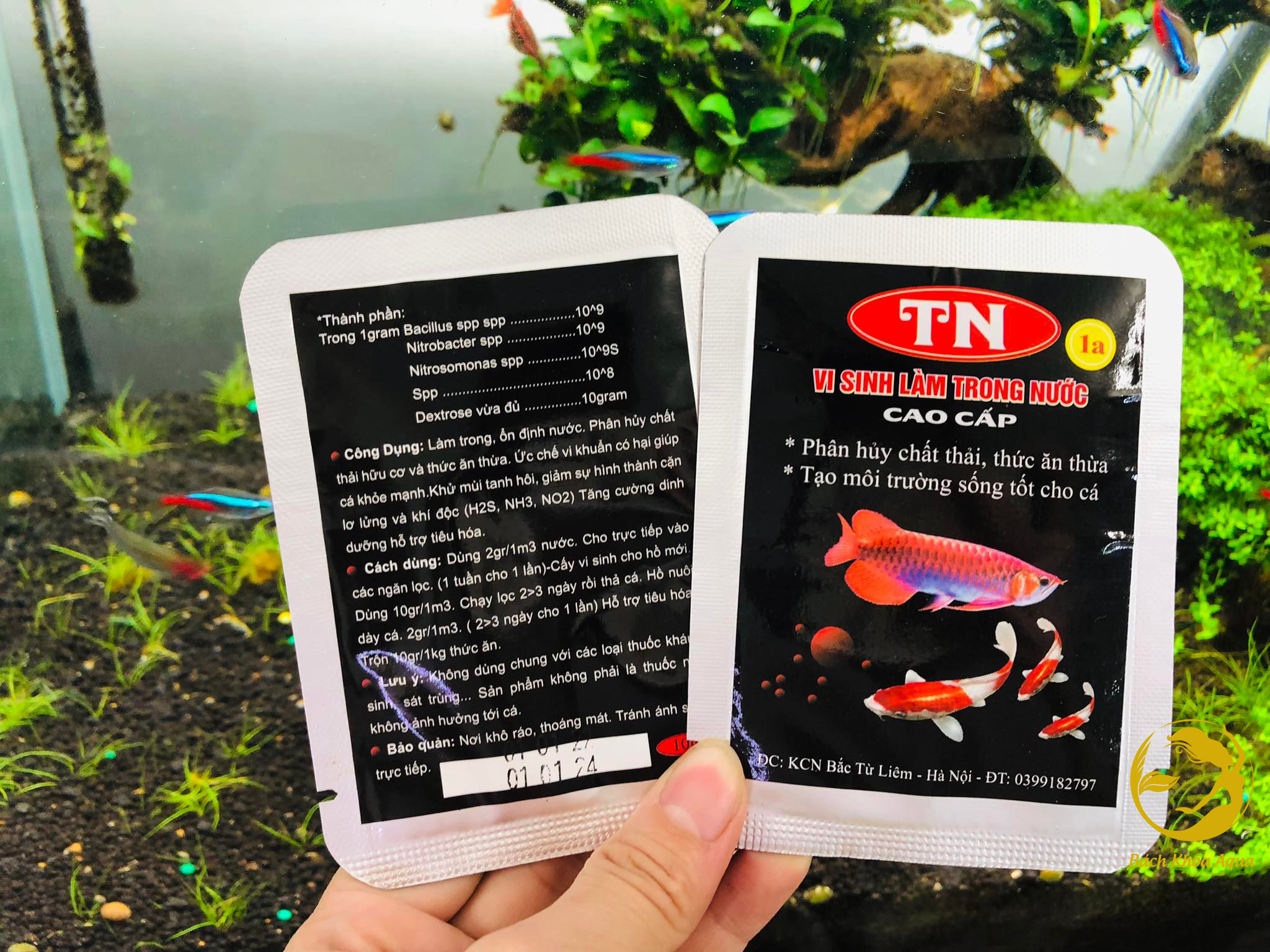 Vi sinh làm trong nước TN 10gr