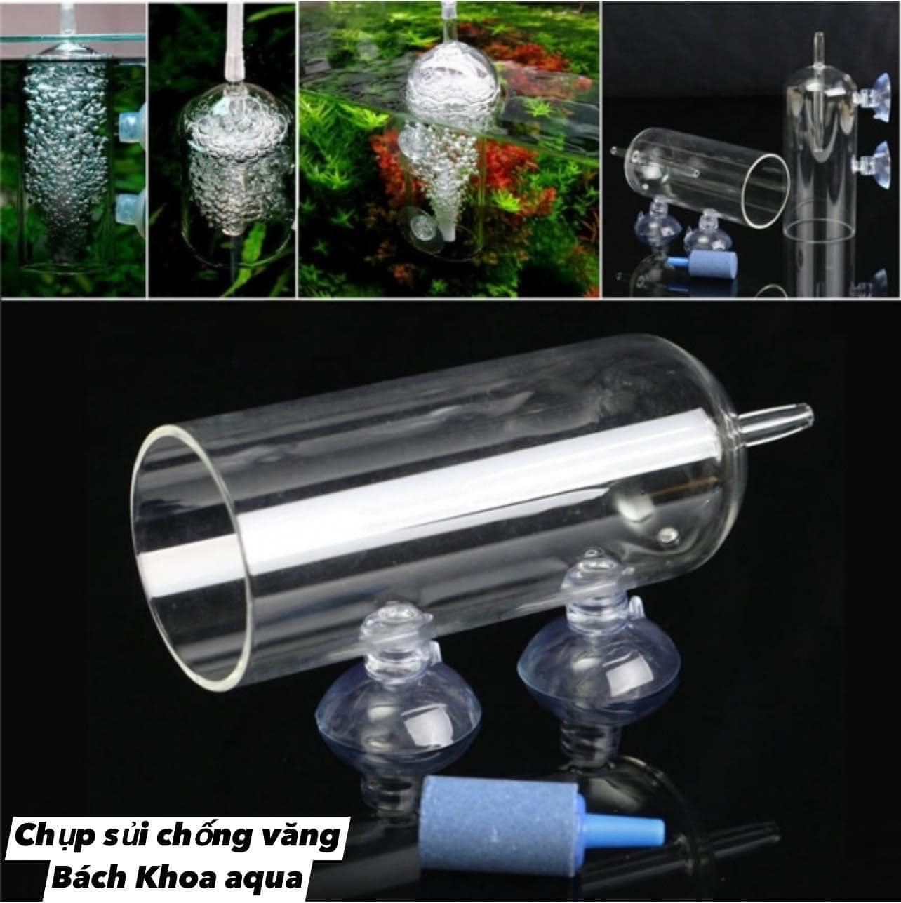 Chụp sủi chống văng khí Oxy