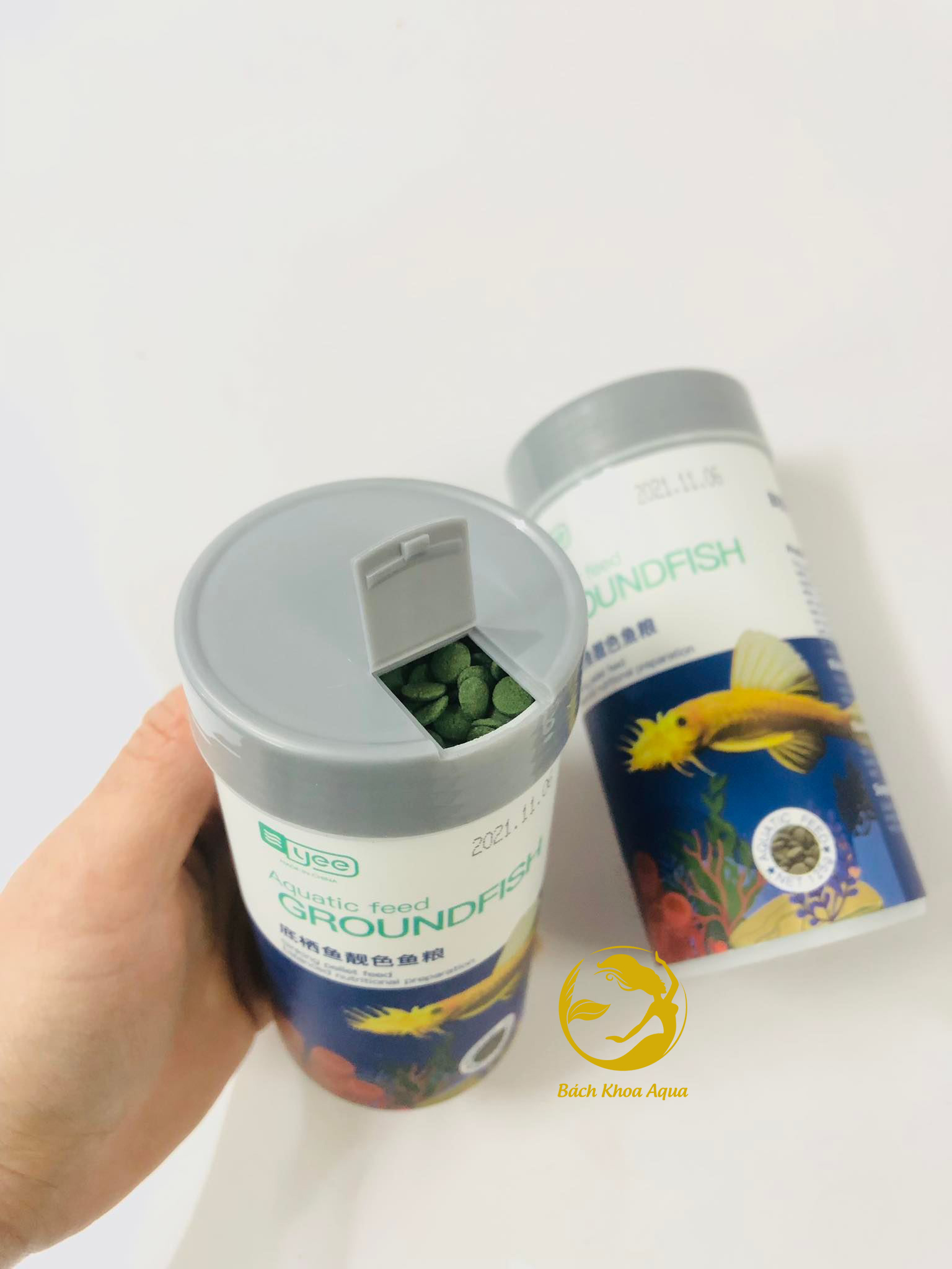 Thức ăn Pleco chính hãng Yee lọ 125g