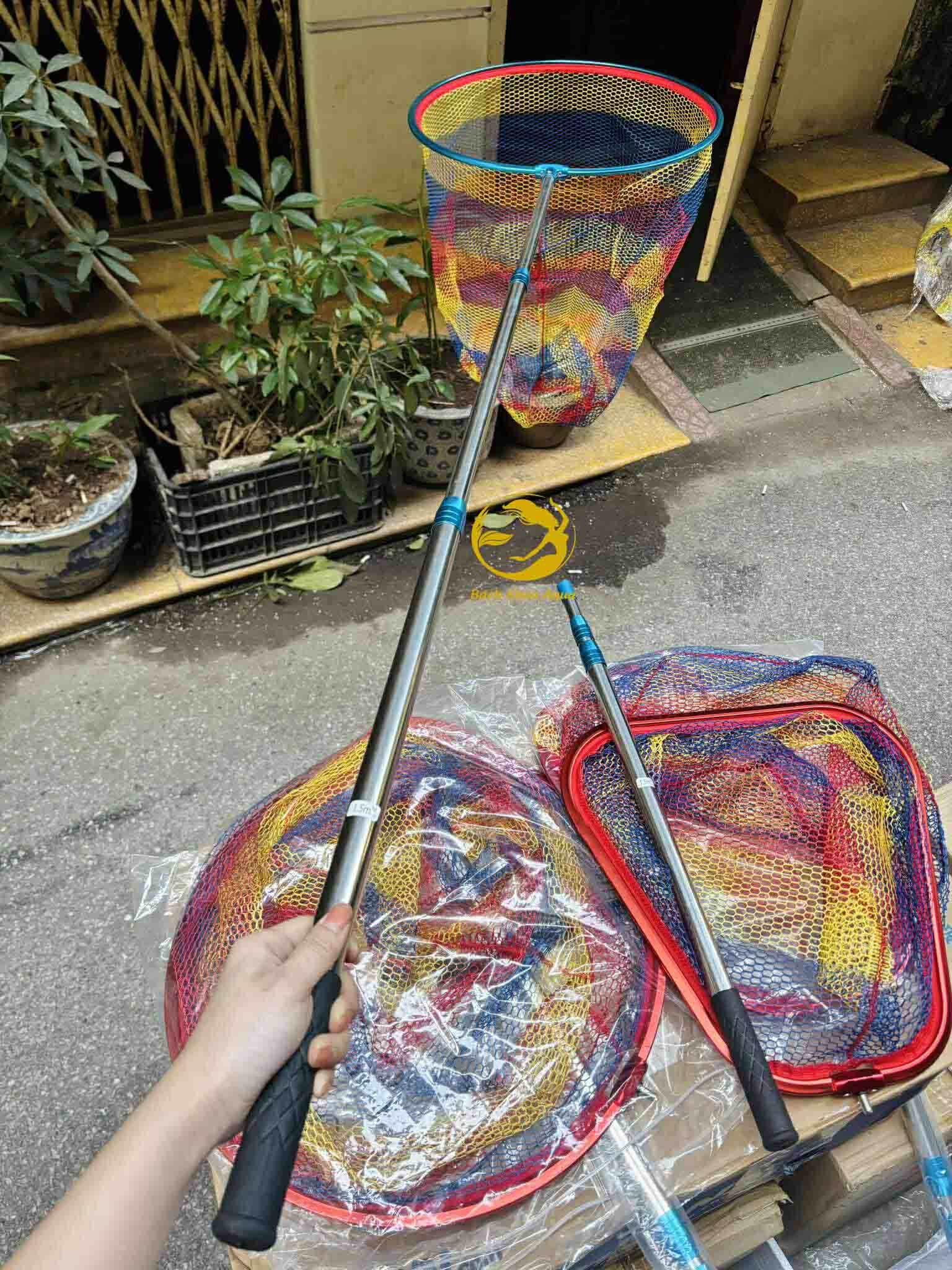 Vợt size đại miệng rộng - cán max 150cm siêu khỏe