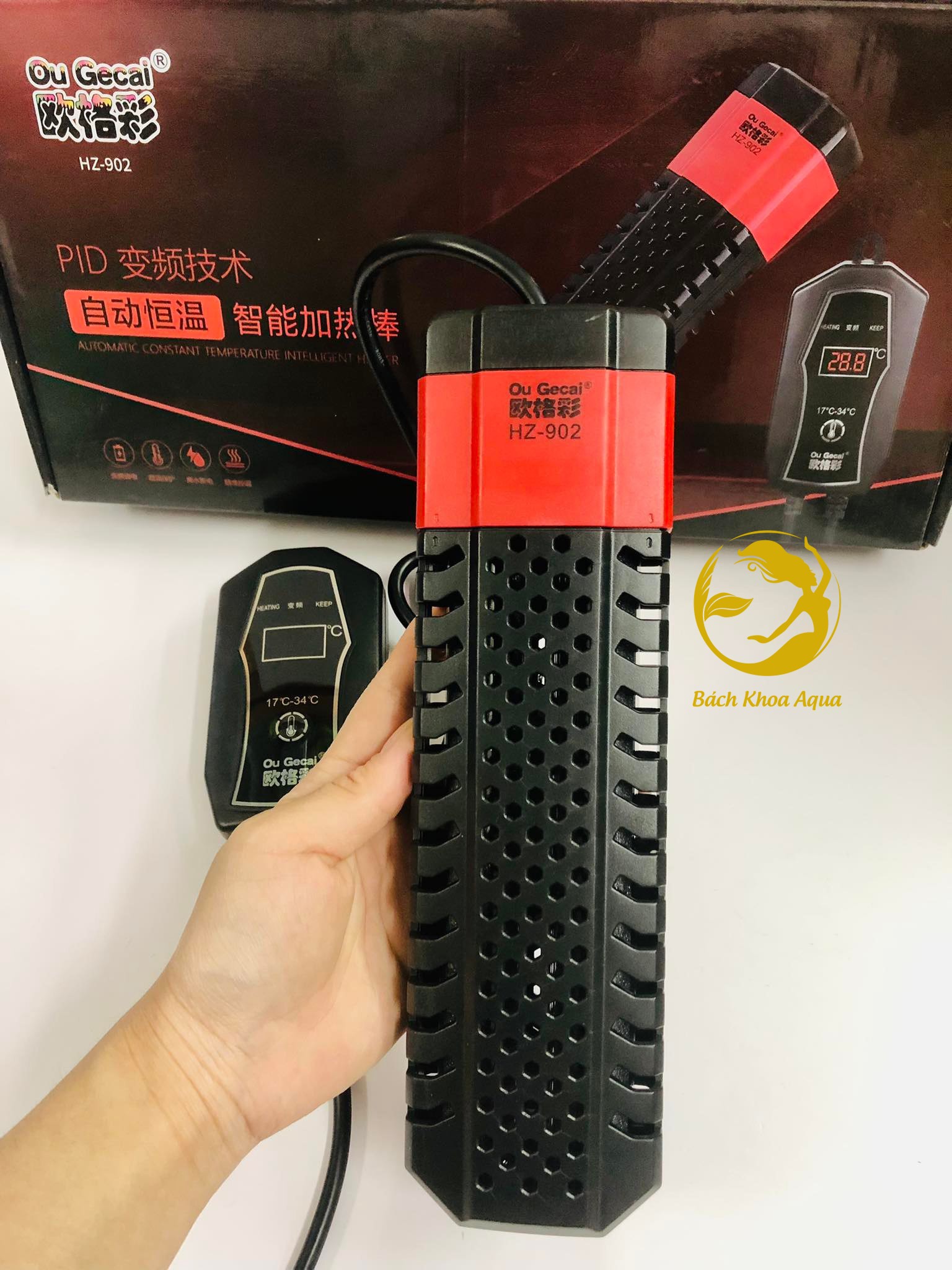Sưởi bể cá Ou Gecai HZ-901 và HZ-902 đủ công suất