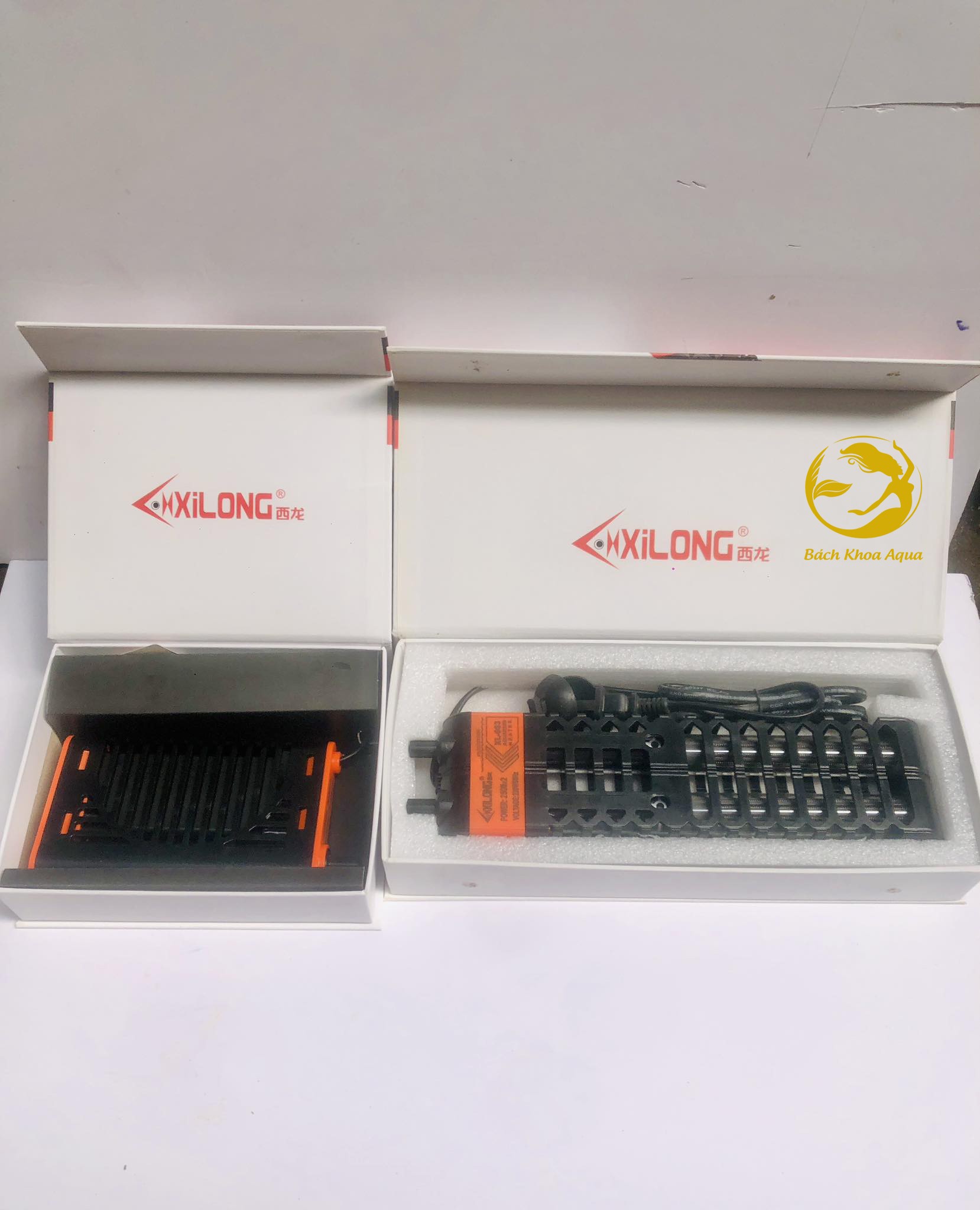 Sưởi bể cá Xilong XL-662 (thanh ngắn) và XL-663 (thanh dài) 500w