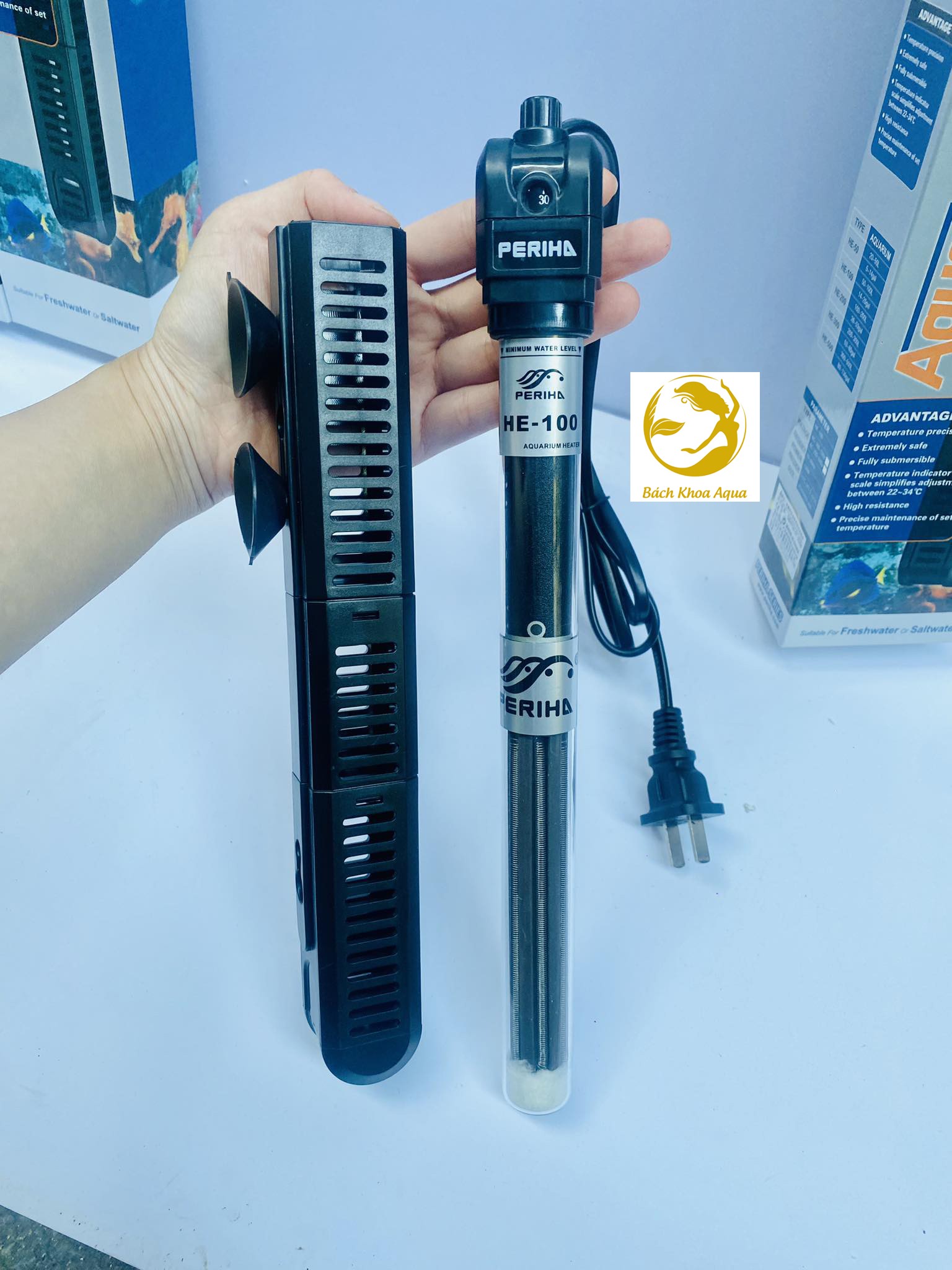 Sưởi Periha HE Dòng có bọc sưởi  HE-50W-100W-200W-300W-500W