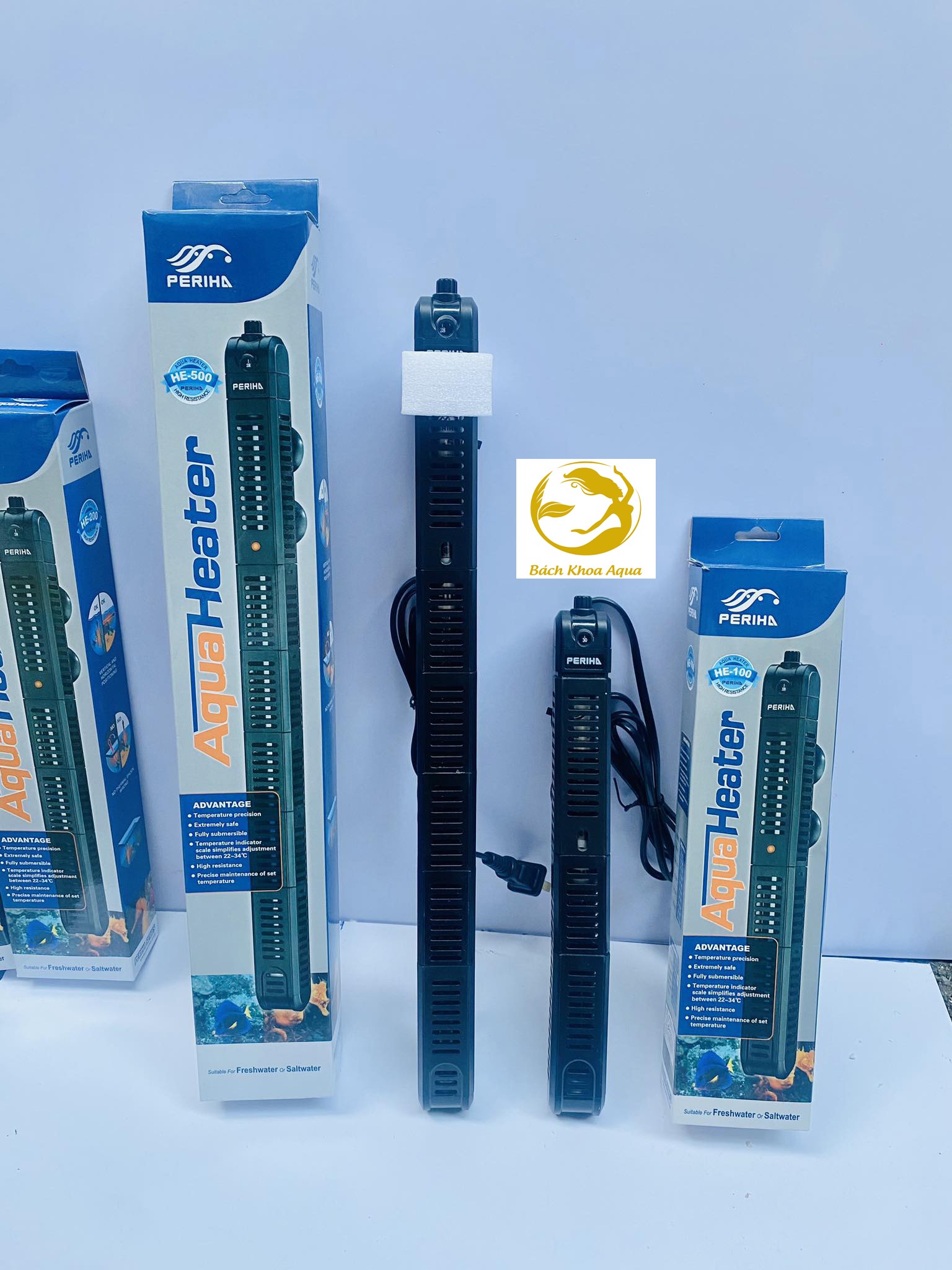 Sưởi Periha HE Dòng có bọc sưởi  HE-50W-100W-200W-300W-500W