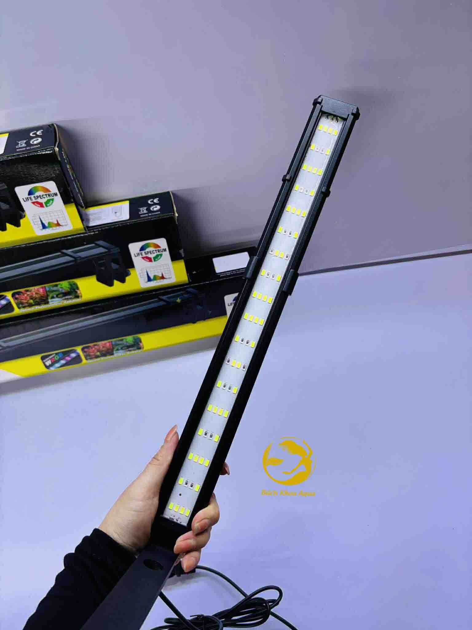 Đèn led kẹp COCO xoay  2 kiểu 360 độ AL-38 / AL-48 / AL-58 3 chế độ màu cho bể cá