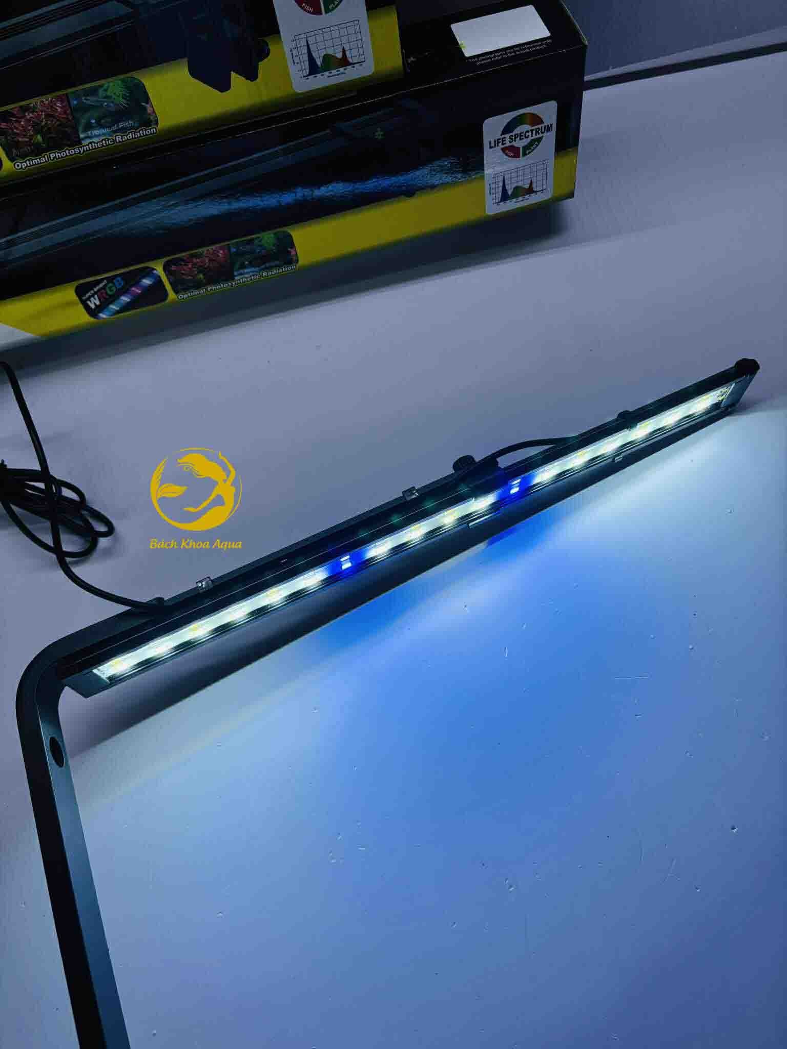 Đèn led kẹp COCO xoay  2 kiểu 360 độ AL-38 / AL-48 / AL-58 3 chế độ màu cho bể cá