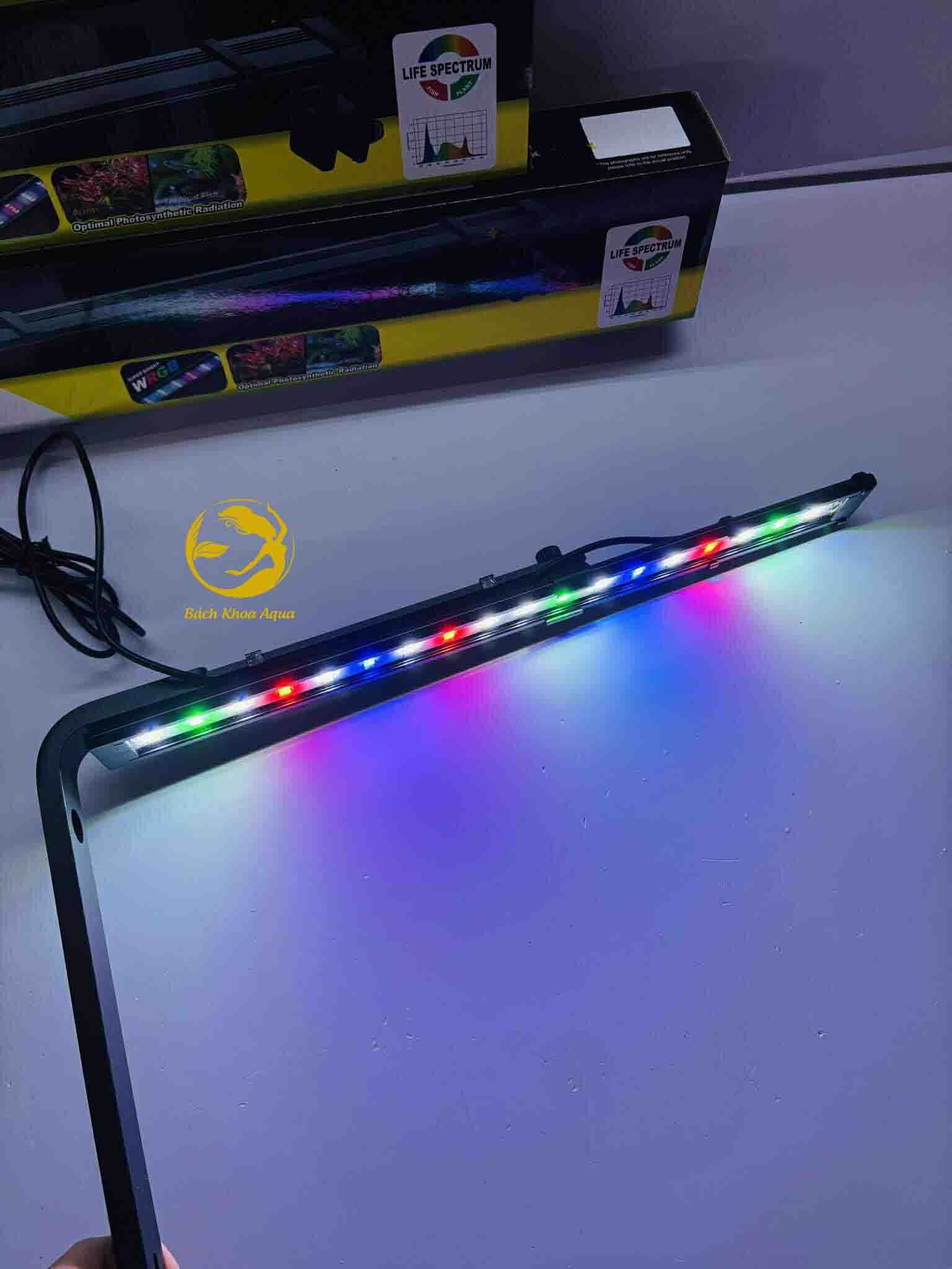 Đèn led kẹp COCO xoay  2 kiểu 360 độ AL-38 / AL-48 / AL-58 3 chế độ màu cho bể cá