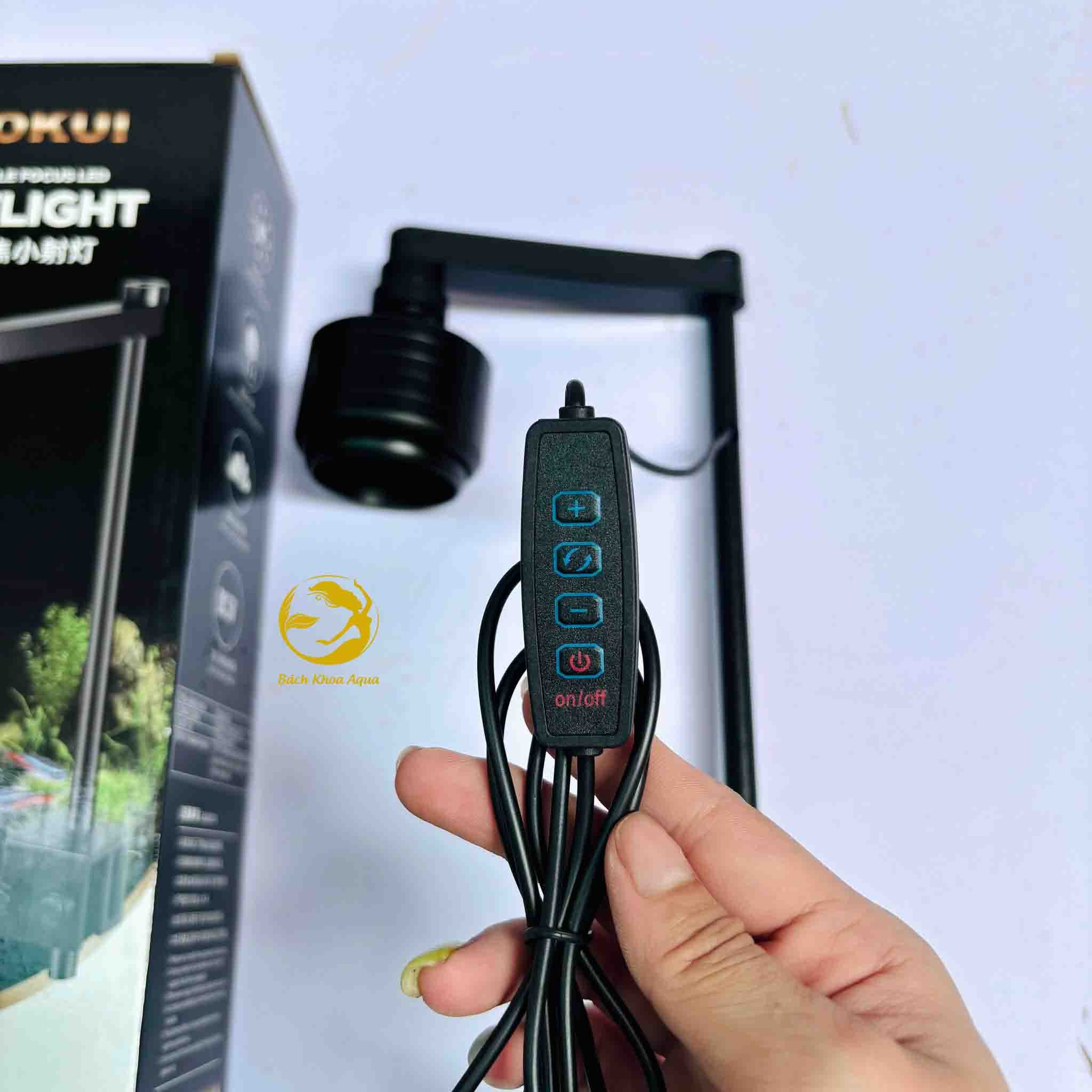 Đèn rọi Kaokui KK-09 3 Chế Độ Ánh Sáng, Chỉnh Tiêu Cự – Đèn Spotlight Cho Hồ Cá Cảnh