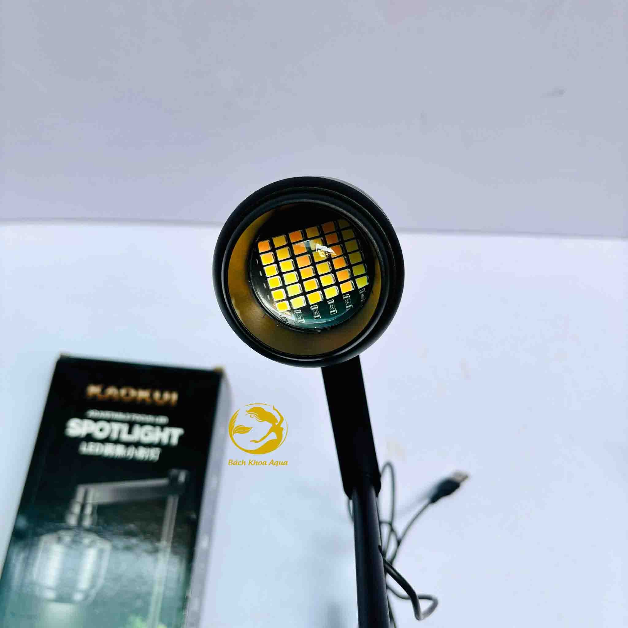 Đèn rọi Kaokui KK-09 3 Chế Độ Ánh Sáng, Chỉnh Tiêu Cự – Đèn Spotlight Cho Hồ Cá Cảnh