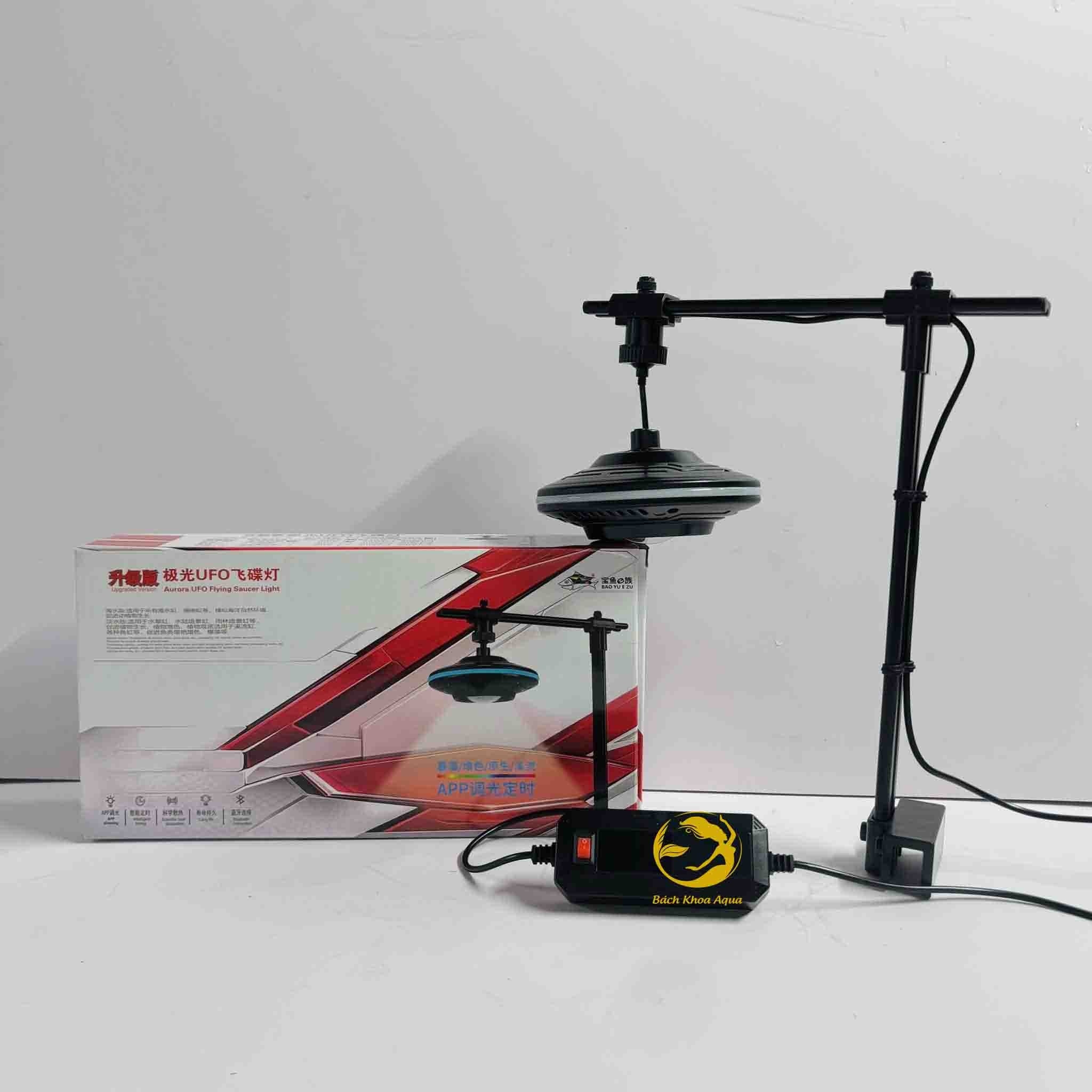 Đèn led UFO Mini Baoyu ánh sáng WRGB 30W / 40W / 50W cho bể cá nhỏ