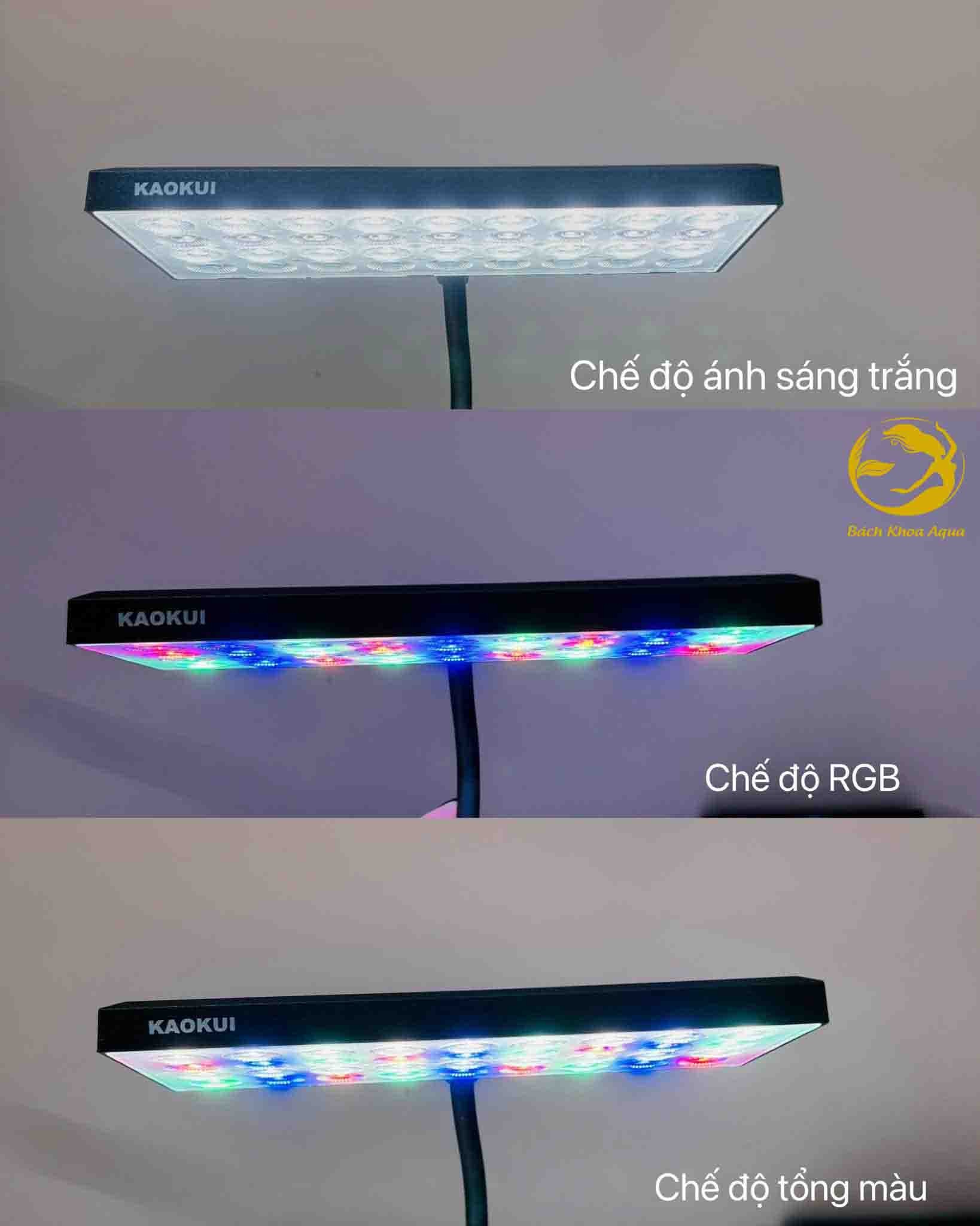Đèn led kẹp S3 Kaokui 15 Pro - 3 chế độ kích màu đep cho bể cá